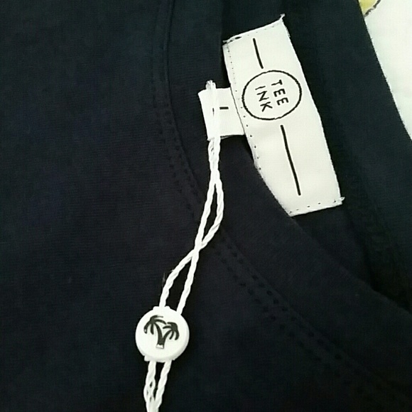 Tee Ink Weekender Basic Navy Men's Cotton Tank Top Workout Laungewear Sz L - Picture 4 of 6